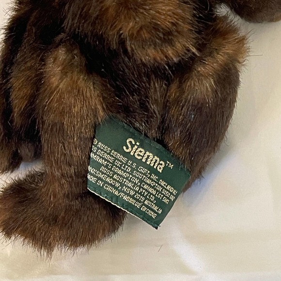 Russ Sienna Faux Fur Make Someone Happy Plush 6" Bear (Pre-owned) - Picture 4 of 4